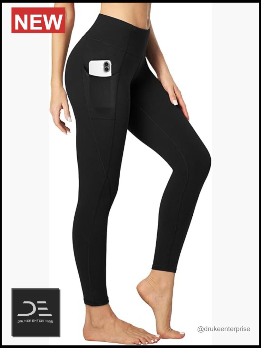 Tummy Control High Waisted Yoga Leggings with Pockets for Women